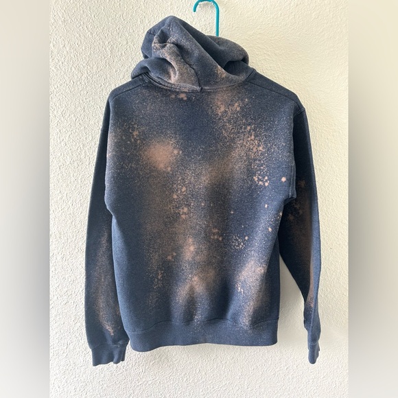 Jerzees Bleach Splatter Hoodie Size S Venice Beach California Graphic Pullover - Picture 5 of 9